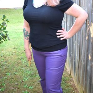 Jeanology Leather Pants size 16T